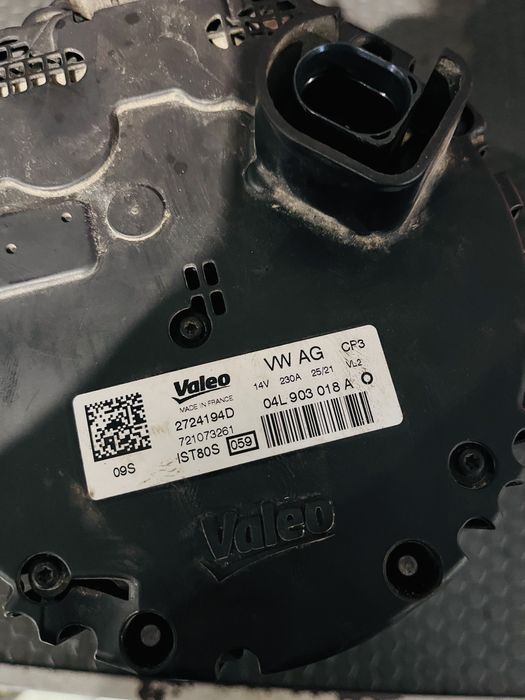 Alternator Audi A5, Q5 A4 B9, 2.0 TDi, HYBRID, 230 A,