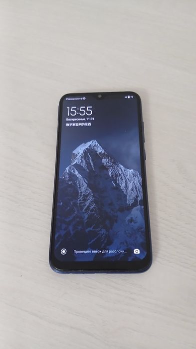 Redmi note 8 в синем цвете