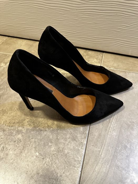 Туфли замшевые, размер 38