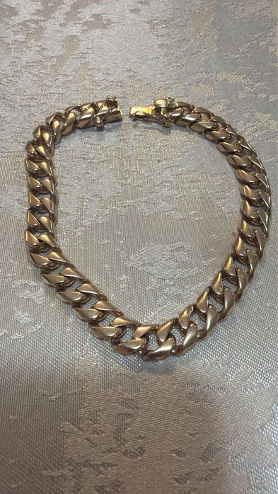 Brățară aur galben 18K, 54 g, 24 cm