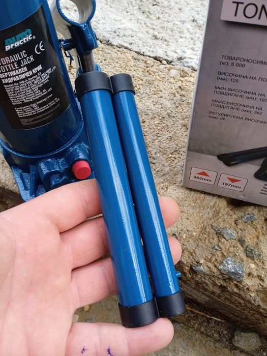 Хидравличен вертикален крик 5 т.