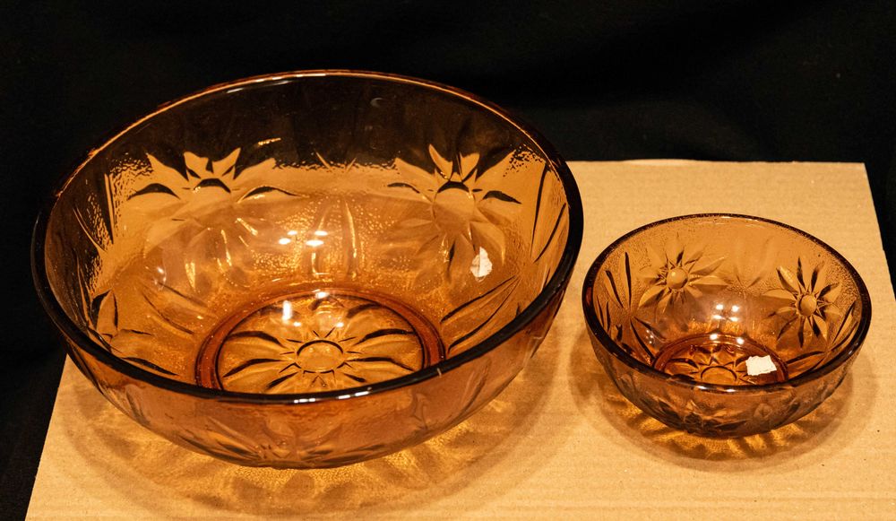 Стъклени чаши, чинии, купи, купички, тави, Кристални купички и чаши