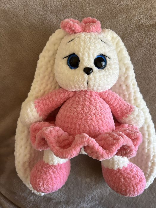 Ръчно плетено зайче