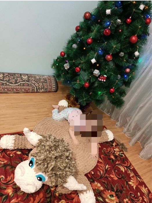 Коврик ручной работы