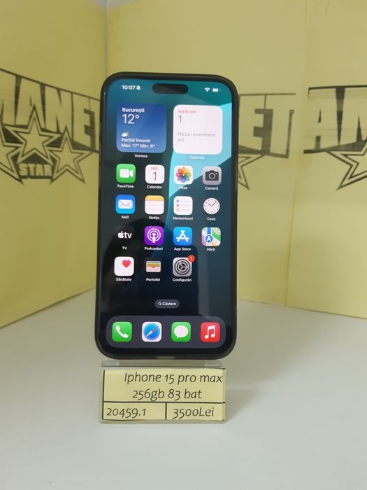 Iphone 15 pro max(m1) staramanet