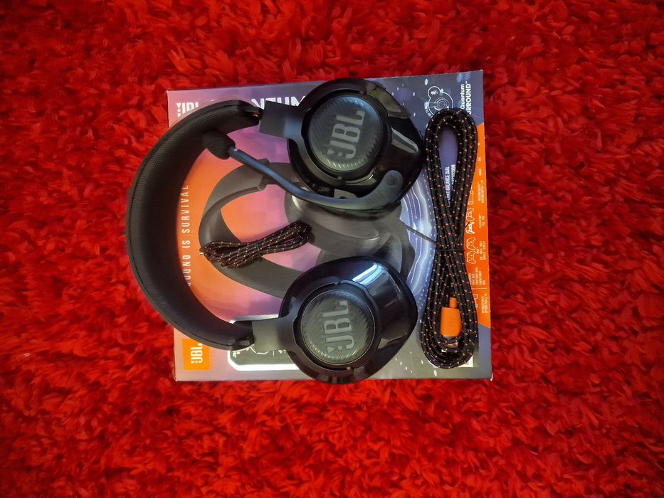 Casti Gaming JBL Quantum 400, Multiplatforma, 3.5mm, negru
