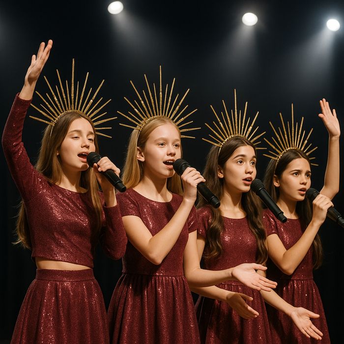 Корона Ободок солнце 4 шт.