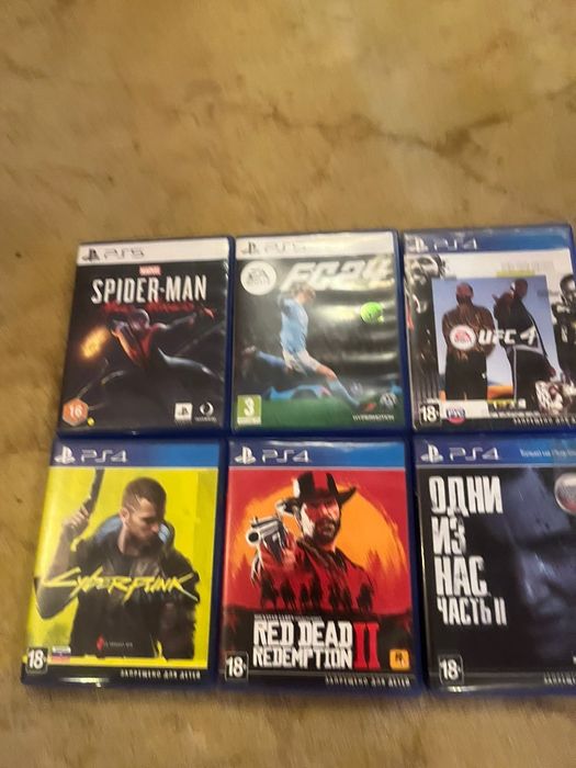 Продам игры на пс4 пс5