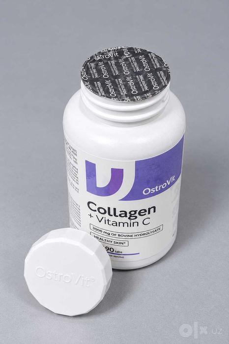 9. OstroVit Collagen + Vitamin C — 90 таблеток