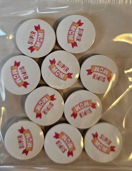 Дървени елементи за мартеници с отвор