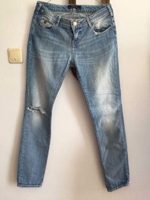 Дамски дънки,  MAISON SCOTCH,  цвят бледо син ,  модел   леко SLIM