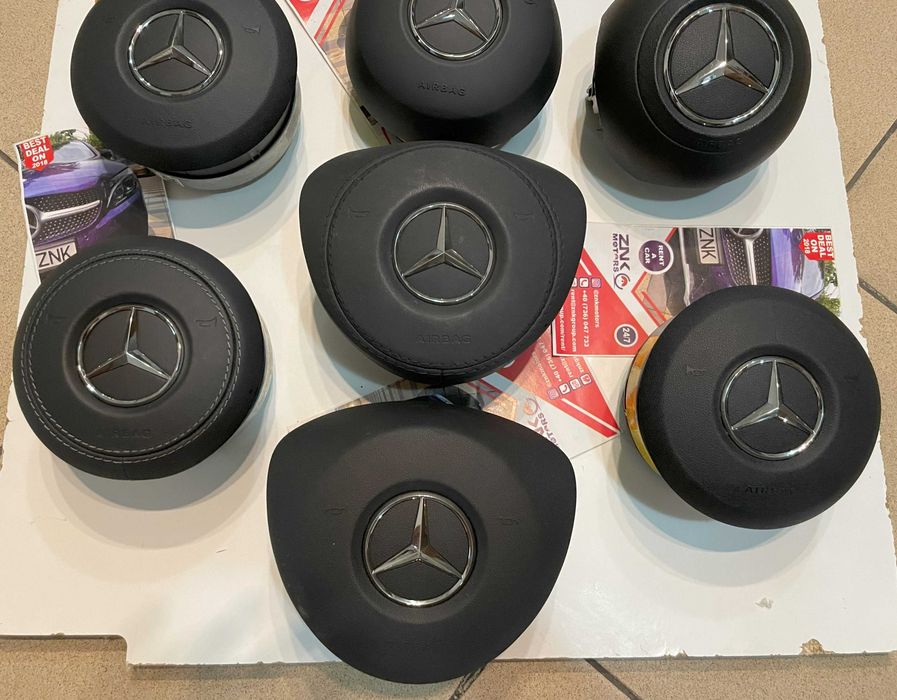 Mercedes Benz AMG - airbag volan dual stage - SUA / cusatura piele