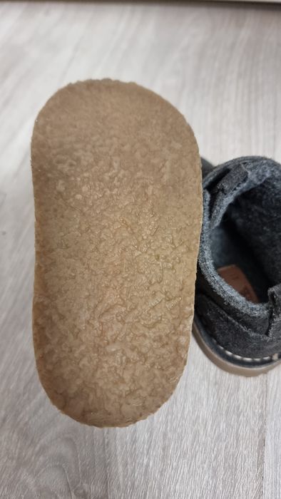 Ghetuțe Zara piele întoarsă îmblănite