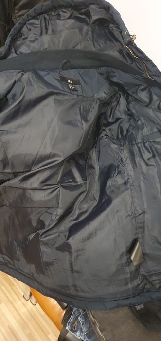 Geaca fas H&M bleumarin