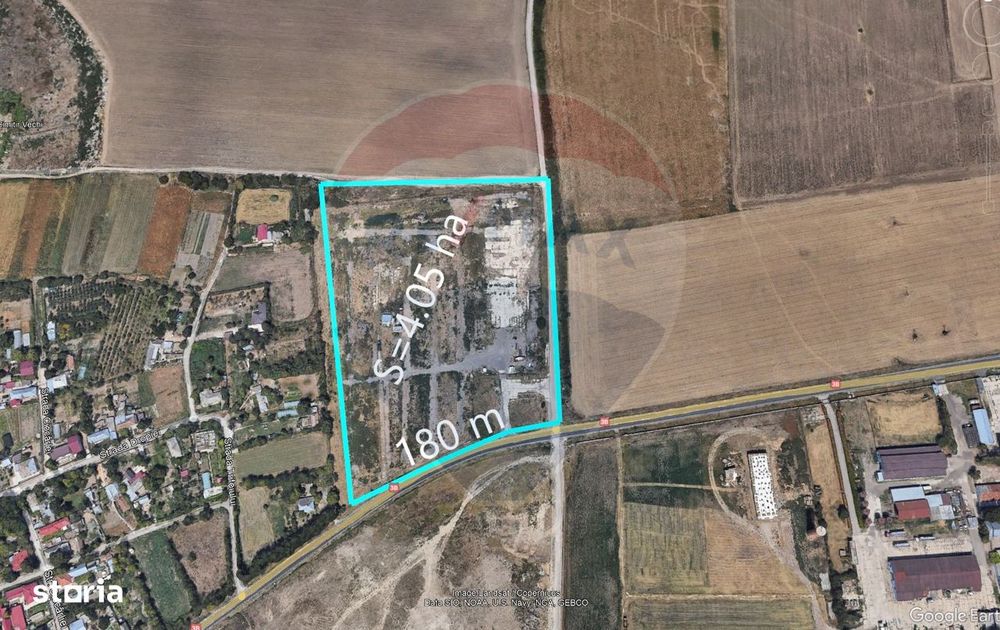 Teren intravilan 4.05 ha, Calarasi