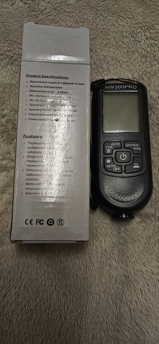 HW300PRO  Уред за измерване дебелина на боя