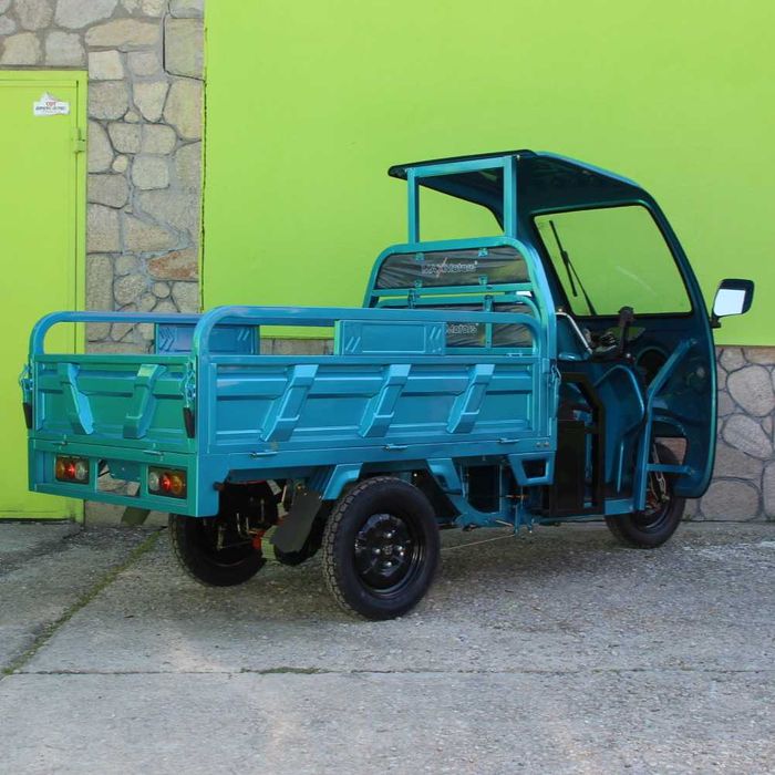 Електрическа Селскостопанска Триколка с Покрив 2000W Maxmotors