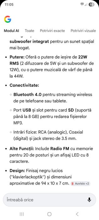 Vand soundbar nou
