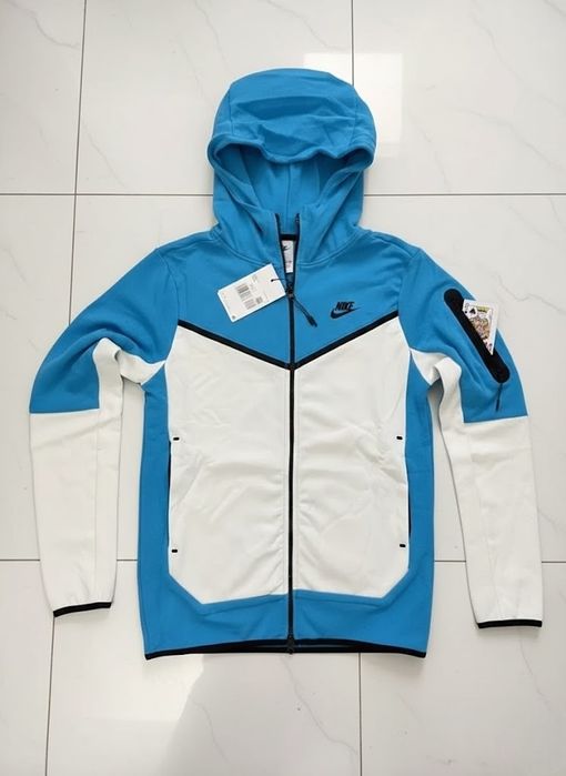 Trening Nike Tech Fleece Baby Blue Produs Premium Bumbac