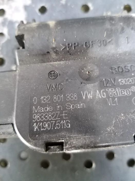 Motoras clapeta aeroterma vw golf 6 5k 0132801338 983382ze 1k1907511g
