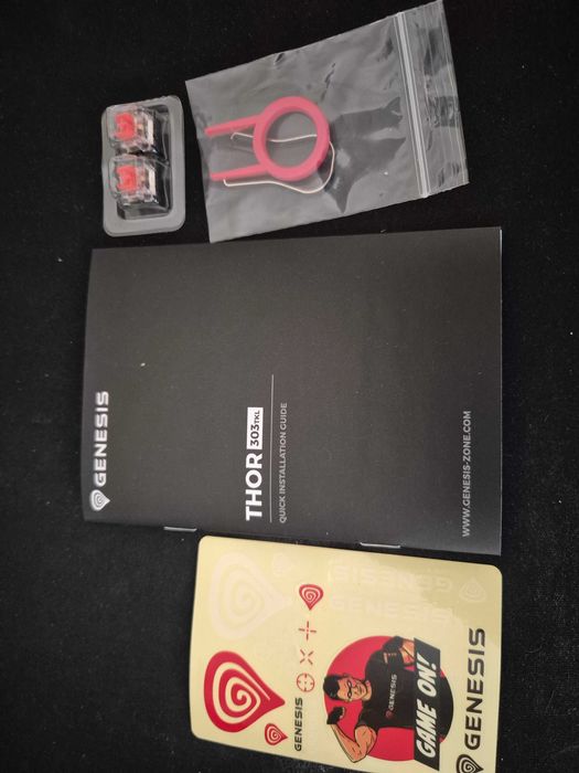 Механична геймърска клавиатура Genesis Thor 303 TKL (Outemu Red / Hot Swap)