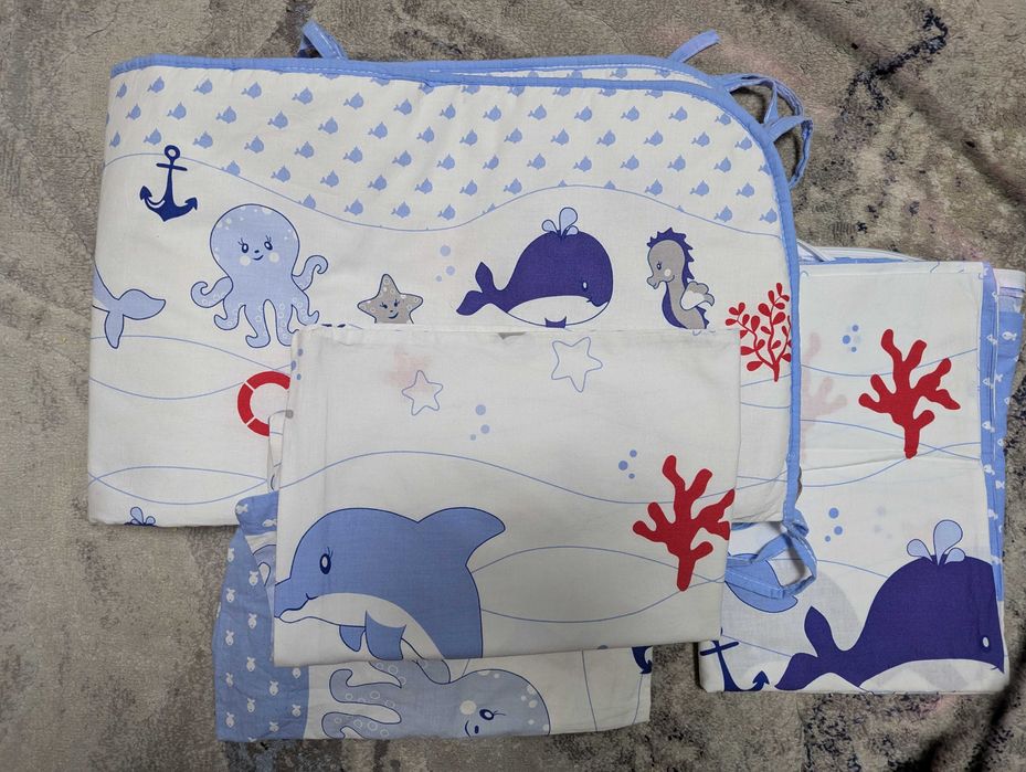 Сет спално бельо за бебе комплект organic