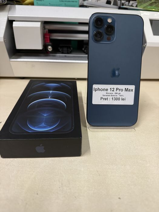 Iphone 12 Pro max / 256 gb / 100% / Impecabil ca Nou / garantie