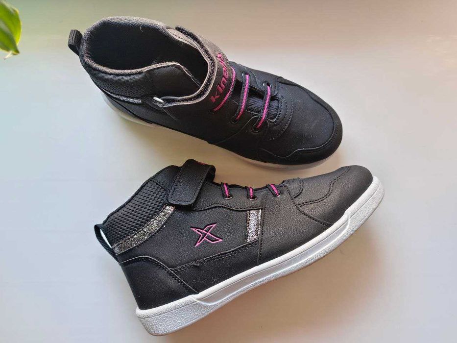 Кеды высокие детские kinetix размер 35 (новые)