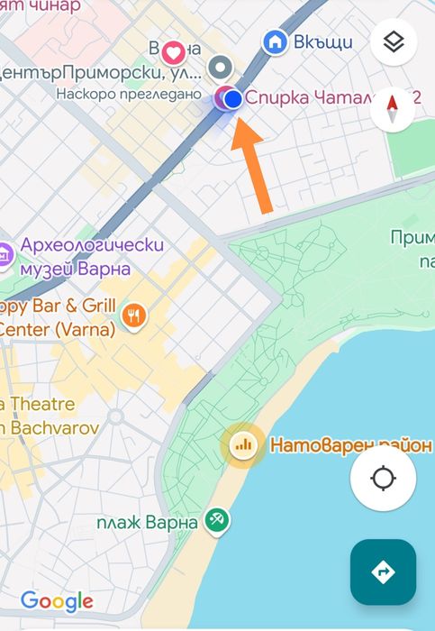 Нощувки в студио център гр.Варна, с паркомясто за 70лв на вечер