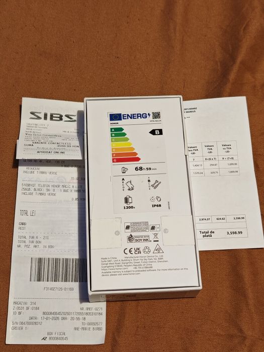 Honor Magic 8 Lite 5G 256Gb Garanție