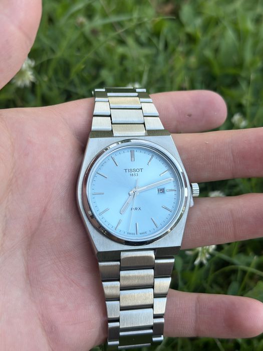 Vand ceas Tissot Prx cadran 40mm Ice blue