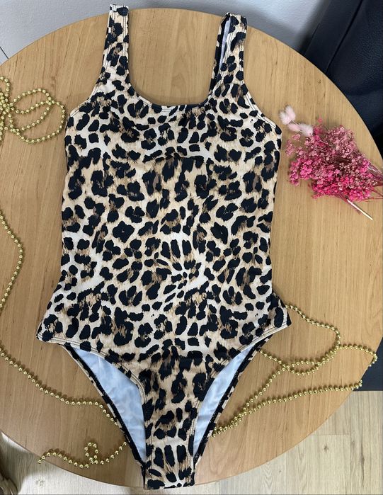 Дамски цял бански в леопардов принт