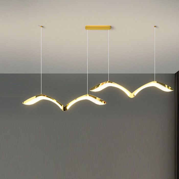 Модерен полилей "Чайки" Ресторант LED висяща лампа с дистанц