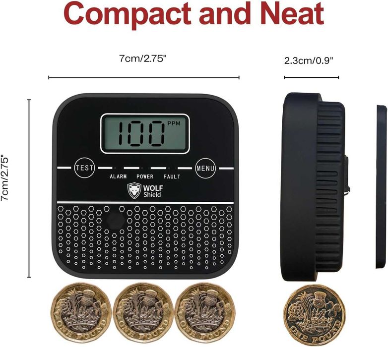 WOLF SHIELD Детектор за въглероден оксид
