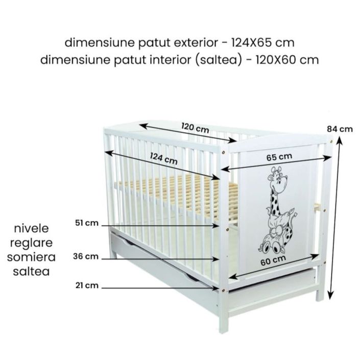 Pătuț pentru bebelusi