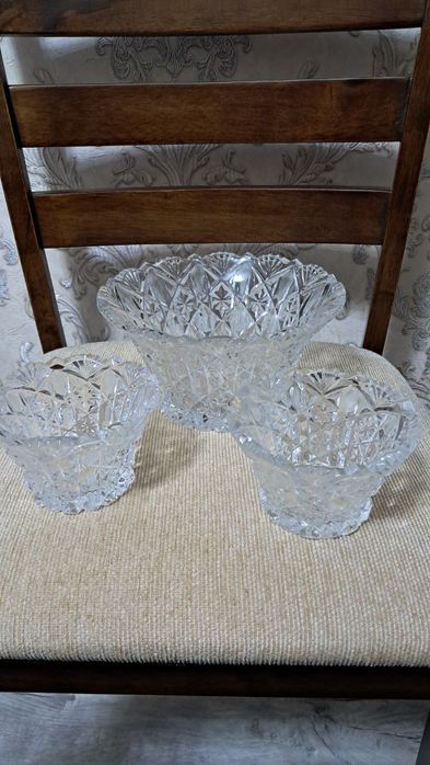Хрусталь графин салатницы