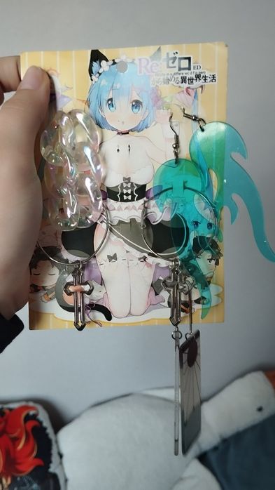 Серьги аниме косплей