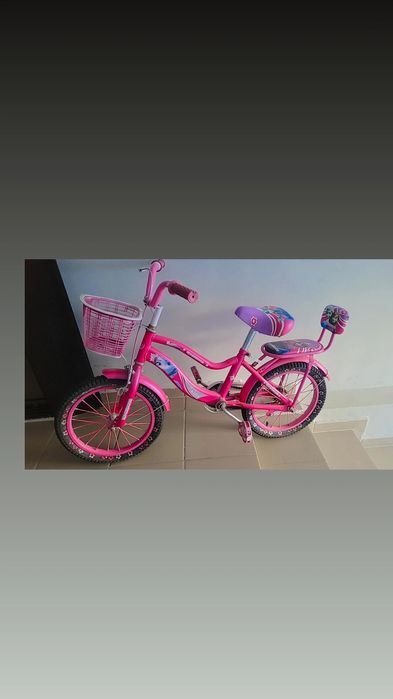 Велосипед детский для девочек.  Состояние отличное.