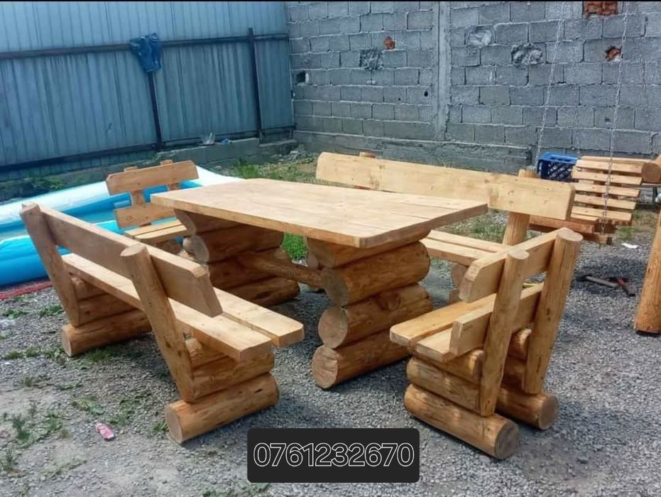 Leagane, mese, locuri de joaca mobilier pentru gradina