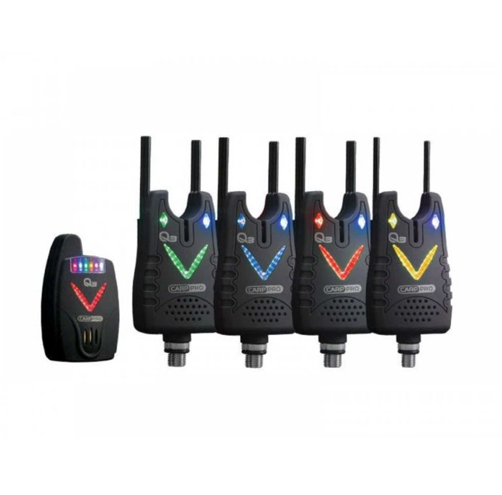 Сигнализатори Carp Pro Bite Alarm Q3 Set 4+1