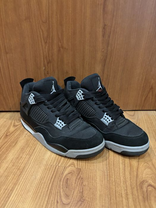Кецове Jordan 4 retro black canvas