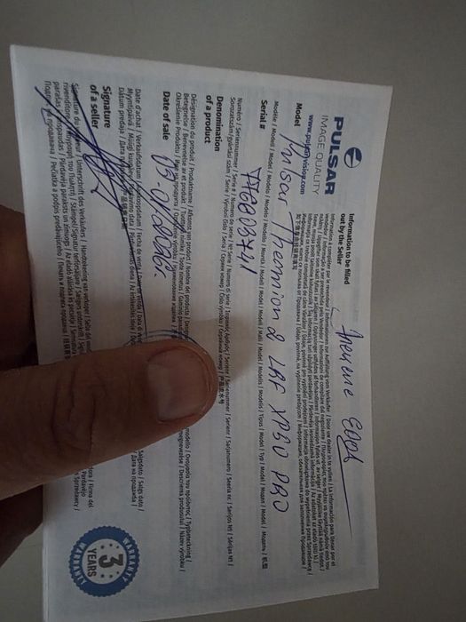 Luneta Pulsar terminion 2 PRO  XP 50 LRF termoviziune