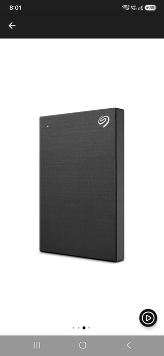 HDD Extern Seagate Backup Plus Slim 2TB, 2.5", USB 3.0, Black