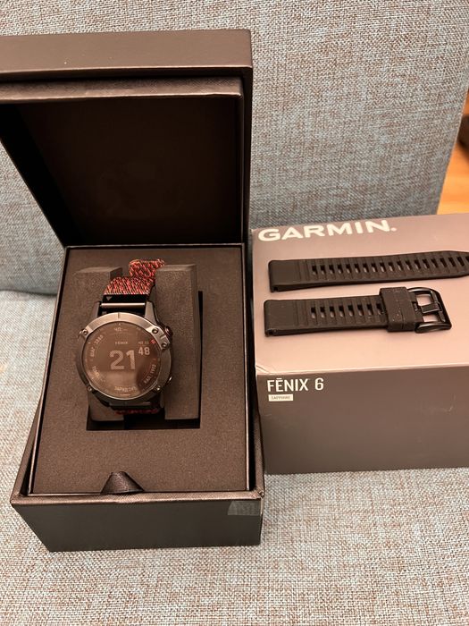 Garmin Fenix 6 Sapphire черные с DLC покрытием