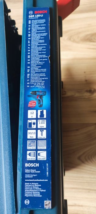 Продавам винтоверт BOSCH GSR120 LI