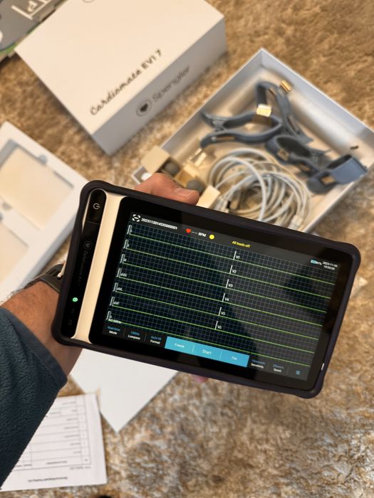 Aparat EKG electrocardiograf spengler cardiomate 7 nou cu interpretare