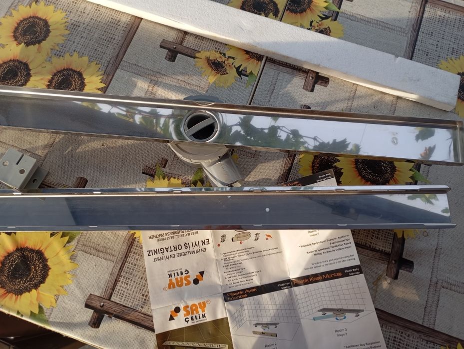 Сифон точков Драголов и линеен сифон 80 см.SAY