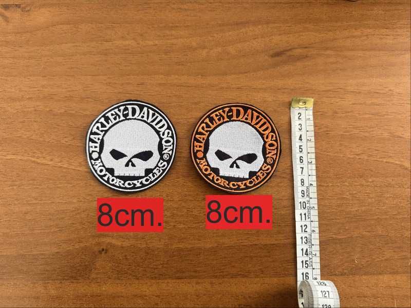 Нашивки Харли Дейвидсън Harley Davidson  Skull Chenille пач nashivka