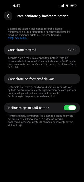 Iphone 14 pro max, 128GB, 93%baterie
