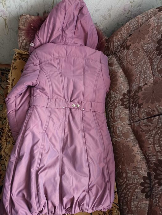 Зимний пуховик на девочку подростка